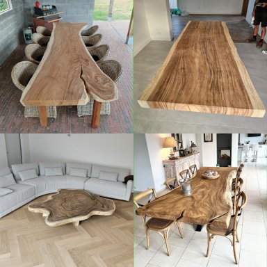 SUAR Tables tronc d'arbre