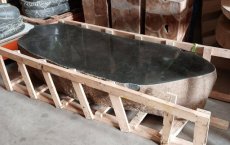 Stenen salontafel