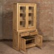 2 deurs kast met laden met vitrine Bromo 2 deurs vitrinekast met laden