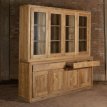4 deurs kast met laden en vitrine Bromo 4 deurs vitrinekast met laden