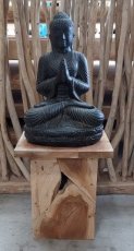 AI-ST-BOED045 sitting buddha in stone - 45 cm