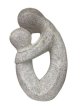 Abstract mama en kind, wit Abstract mama en kind, wit H40 cm