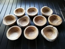 Teak schaal / Salade bowl - small 10/15 cm