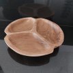 ACR_P031 Bowl en teck "3 compatiments"