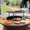 BBQ plancha Compañero corten XXL 2.0 met hoes en houtopslag 80 cm