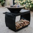 BBQ plancha Jack Black 3.0 met hoes en houtopslag 80 cm