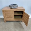 BK-090-GARIS Teak "GARIS" - 90 x 50 x H80cm