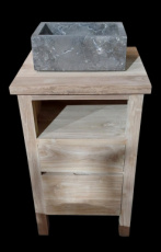 BK-50-LACI Teak "LACI" 50 x 50 x H80cm