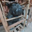 Bulldog groot H85 cm Terrazzo, zwart Bulldog groot H85 cm, zwart