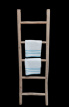 ID-ACR-LAD Decoratieve ladder / handdoekenrek in teak hout