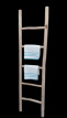 ID-ACR-LAD Decoratieve ladder / handdoekenrek in teak hout