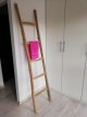 ID-ACR-LAD Decoratieve ladder / handdoekenrek in teak hout