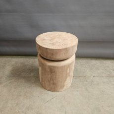 Teak Stool / Side Table Tabouret / Table d'appoint en teck – Ø 30 x H 40 cm