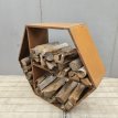 LT-HOUTOPSLAG-HEXAGON- H100 X W100 X D35 FIRE_ID - Houtopslag zeshoekige H100 X B100 X D35