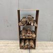 LT-HOUTOPSLAG-RECHTHOEK 2TUSSENSCHOT-H120xB50xD35 FIRE_ID - Wood storage rectangular with 2 partitions H120 x W50 x D35