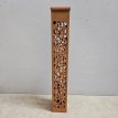 LT-LICHTPAAL MET TEKENING-LARGE-100H x 15W x 15 D Poteau d'éclairage en acier corten avec dessin-Large- 100H x 15B x 15D