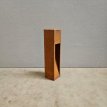 LT-LICHTPAAL-MODEL I small- 12(D)x12(B)x50(H) Corten steel light post model I 50 H x 12 W x 12 D (small)