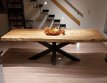 ME-LEG-DT_M-MA-L140 Metalen MATRIX / SPIN poten voor eettafel - "rechthoekig"