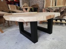 ME-LEG-LT_M-U40.10 Pieds de table en métal pour table basse, modèle "U" (2 pieds)