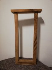 PP-LEG_HT_S-U100 Pieds de table en bois de SUAR pour table haute - modèle "U"