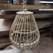 Ratan lamp 2 Rattan lampshades 33 x 33 x 38 cm H