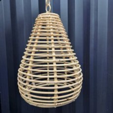 Ratan lamp 37 x 37 x 44 cm H