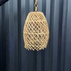 Ratan lamp 29 x 29 x 38 cm H