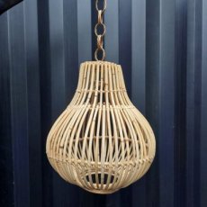 Ratan lamp 30 x 30 x 38 cm H