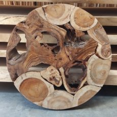 Ronde muurdecoratie erosi D90 Muurdecoratie suar "erosi" D90 cm