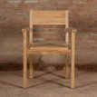 Salawati premium teakstoel 10st Premium Stapelbare Teak Tuinstoel Salawati 10st