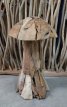 SB-ChamRoot Paddestoel in teak wortel hout