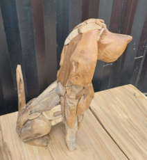 SB-STAT-DOG_060 Hond in Teak