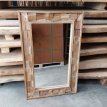 Spiegel teak rechthoek Spiegel in teakhout 110 cm x 70 cm