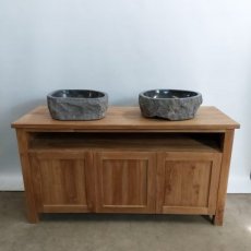 Teak badkamerkast 150 cm Setengah