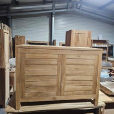 Teak badkamerkast Garis 2 deuren