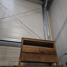 Teak badkamerkast Laci laden