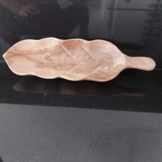 Teak bladschaal 40 cm Teak leaf tray 40 cm