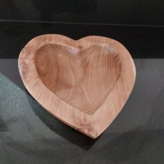 Teak schaal hart 30cm Teak schaal Hart 30cm