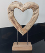 Teak sculpture "hart" Teak sculpture "hart"