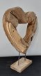Teak sculpture "hartje" Teak sculpture "hartje"
