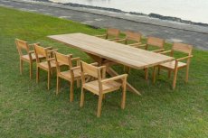 Teaktuintafel Silang 300 cm