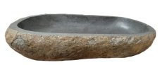 TU-RS-GR-XL Washbassin River Stone Grey - Extra Large