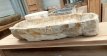 TU-SW-XL Lavabo Versteend hout (fossiel) - Extra groot