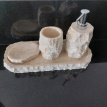 Badkamer set licht marmer Luxe Badkamerset van Natuurlijk Licht Marmer
