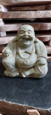 Zittende chinese boeddha terracota Zittende chinese boeddha terracotta